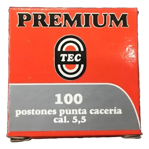 Poston TEC Premium G1 5,5mm PC 18gr 100u. Caja Roja