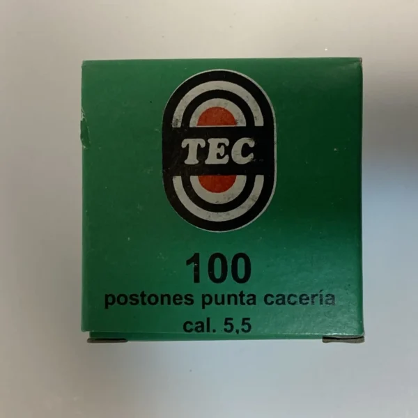 Poston TEC Premium  5,5mm Punta Caceria 18gr 100u. Caja verde